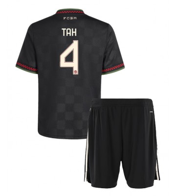 Bayern Munich Jonathan Tah #4 Tredjetrøje Børn 2025-26 Kortærmet (+ Korte bukser)